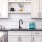 Modern kitchen with stainless appliances inside rental units at Reserve at Sono