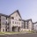 Apartment building exterior & front parking lot
