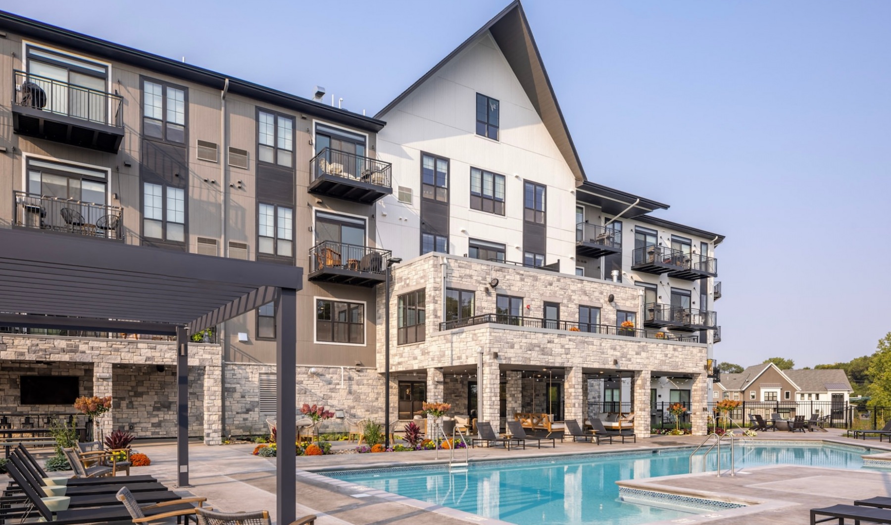 Reserve at Sono community pool with a spacious pool deck Reserve at Sono community pool with a spacious pool deck